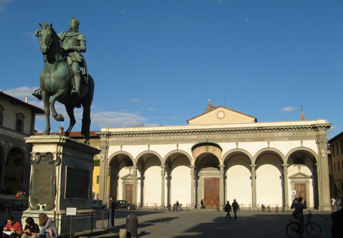 Piazza Santissima Annunziata, Florence, Tuscany
