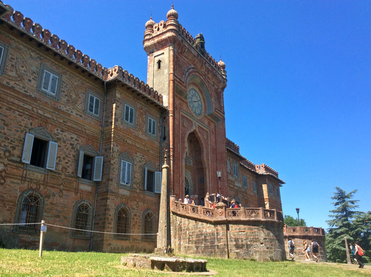 Castello di Sammezzano: about 30 km from Florence, italy
